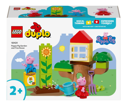 Klocki LEGO® LEGO DUPLO IP 2 2024 PINK 10431 Ogród i domek na drzewie Peppy